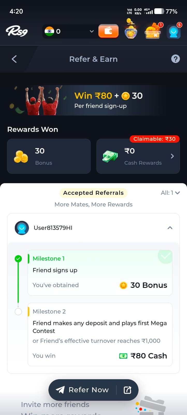 RS9 Come Game secure online gaming platform dashboard displayed on mobile and desktop